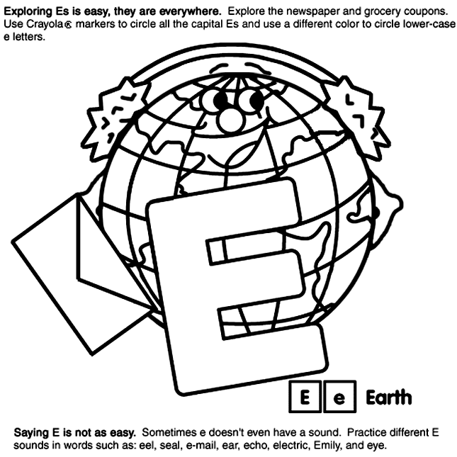 Alphabet E
