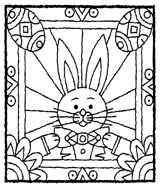 Easter Bunny with Eggs