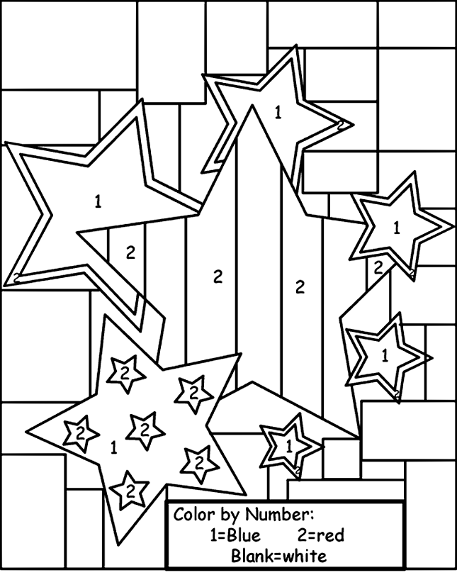 Star Color By Number