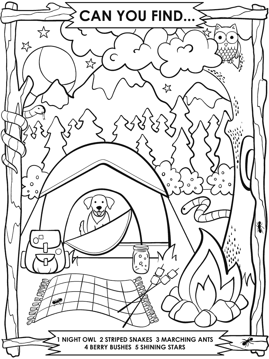 Camping Search and Find