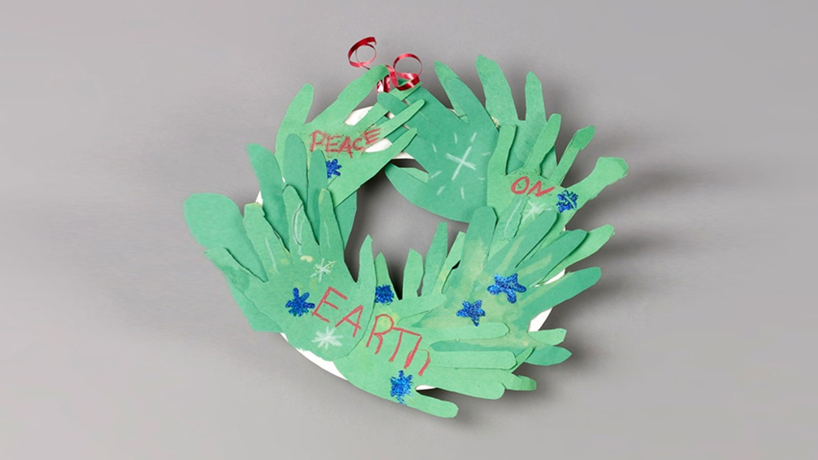Holiday Hand Wreath
