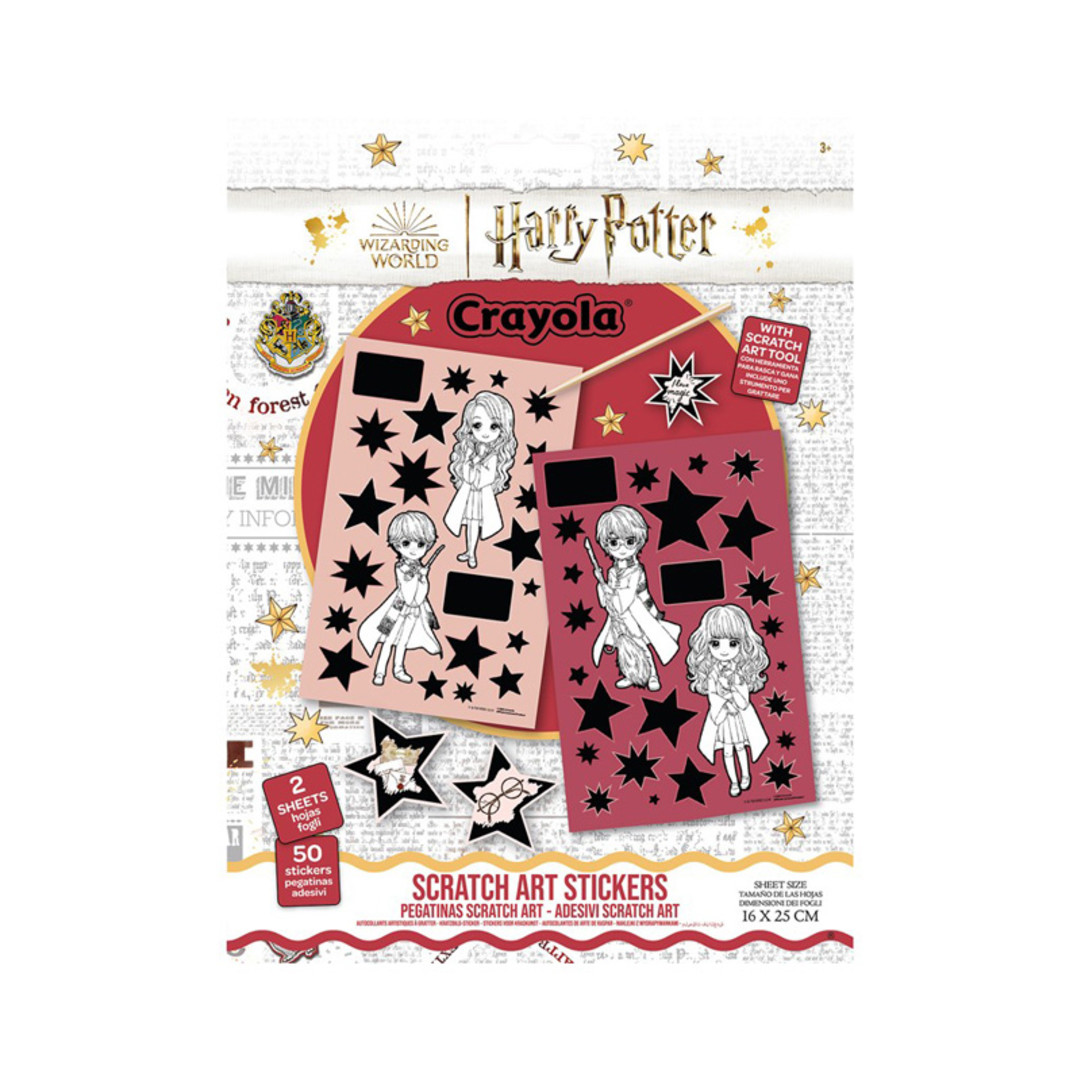 Harry Potter - Adesivi & Scratch Art Set Vista frontale