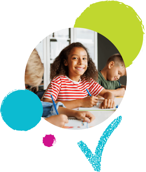 Children displaying activity