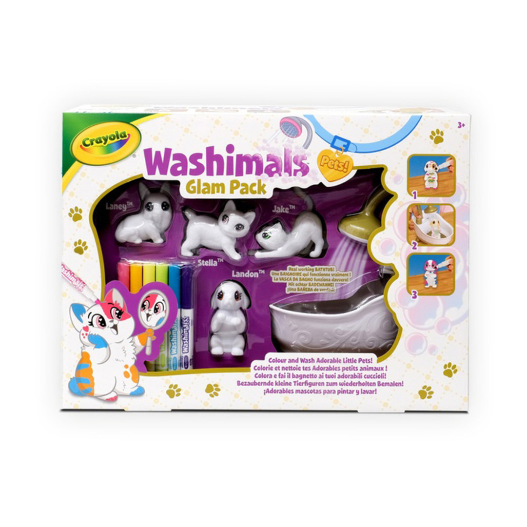 Washimals Pets - Set Attivit Glam PackFront view