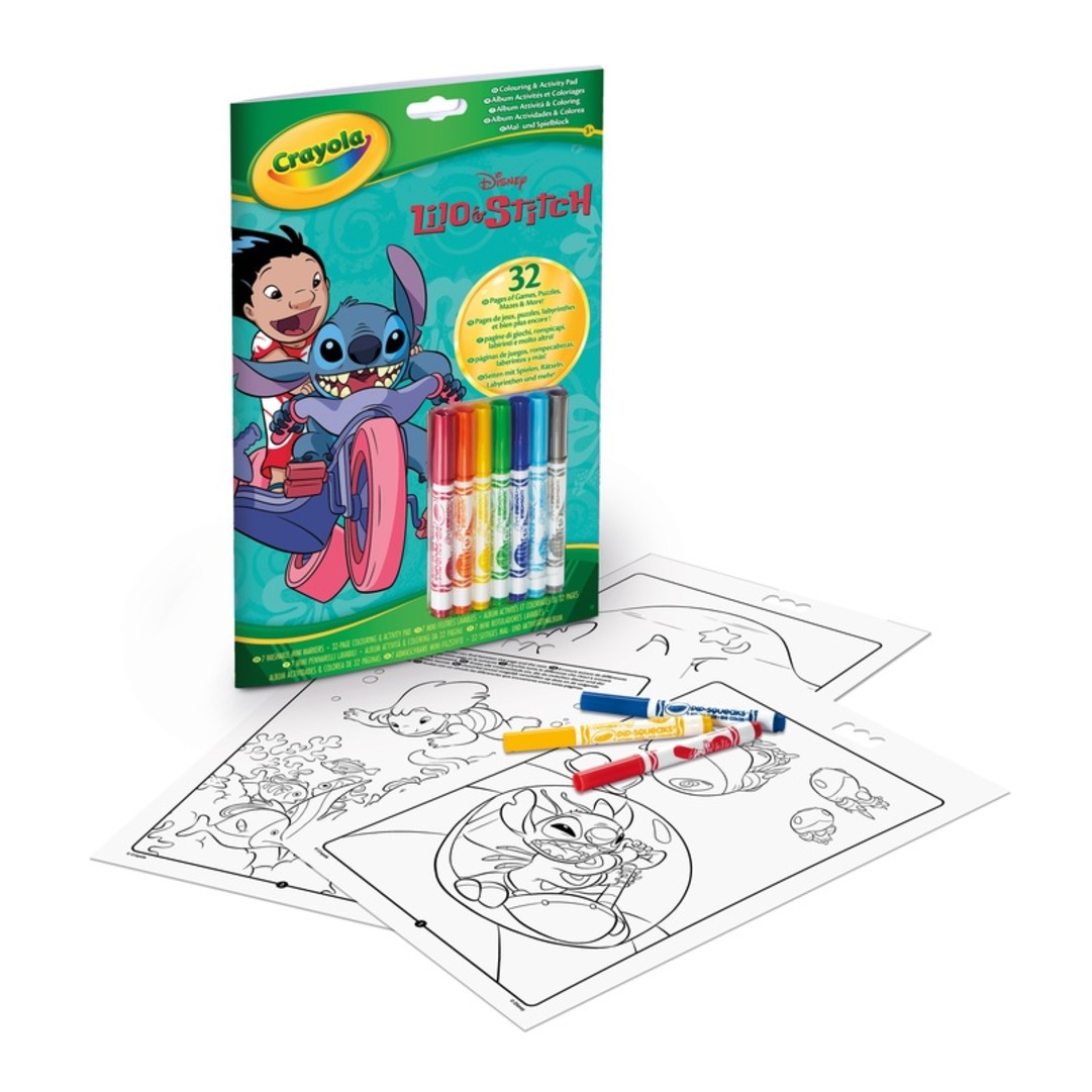 Album Attivit & Coloring  Disney Lilo & StitchPackaging with contents