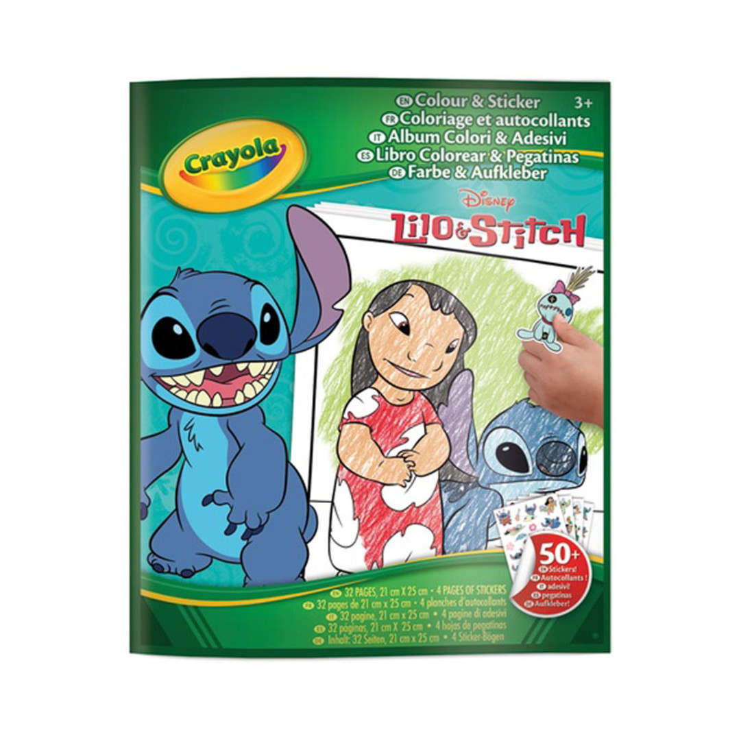 Album Colour & sticker   Disney Lilo & StitchFront view