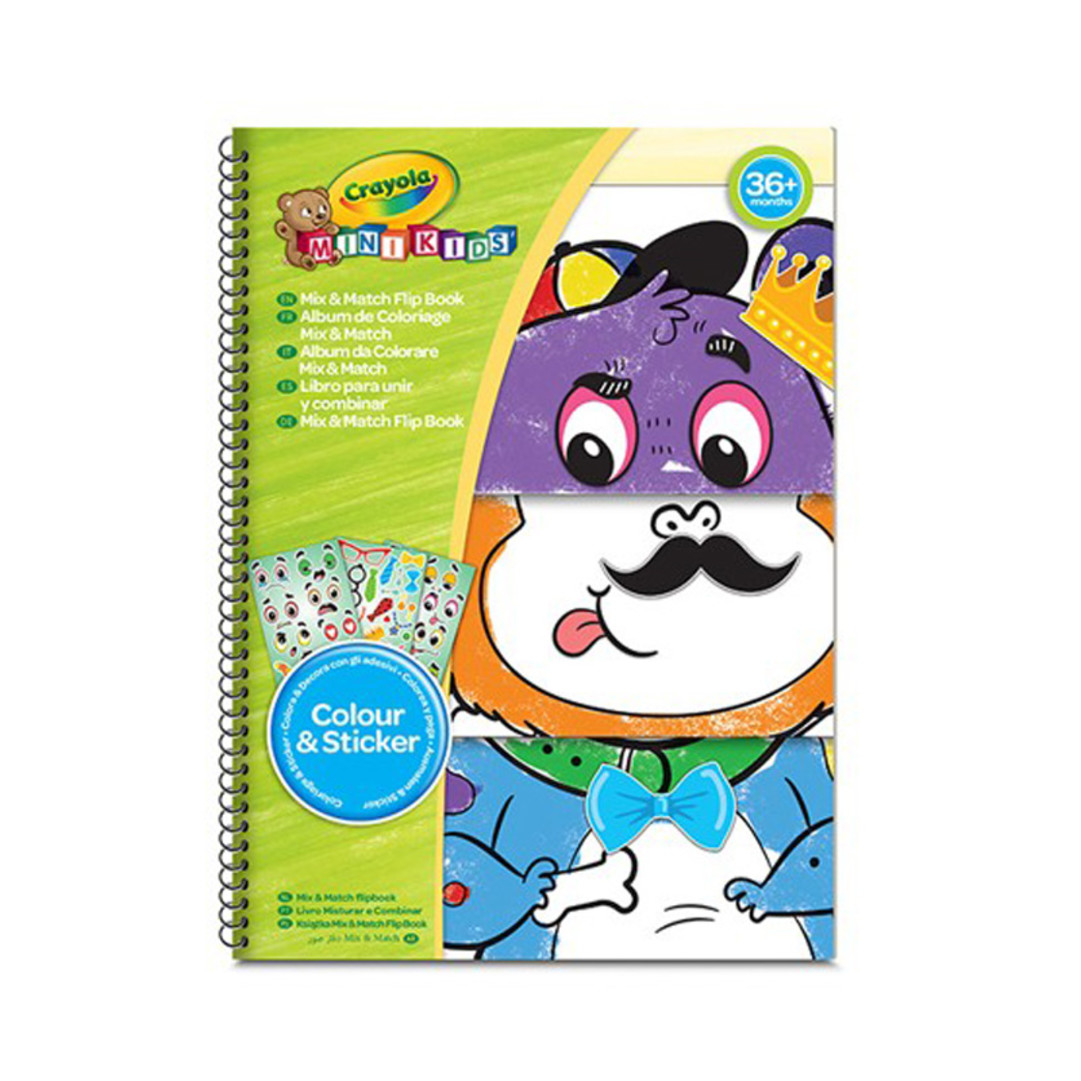 Mini Kids - Album abbina e coloraFront view