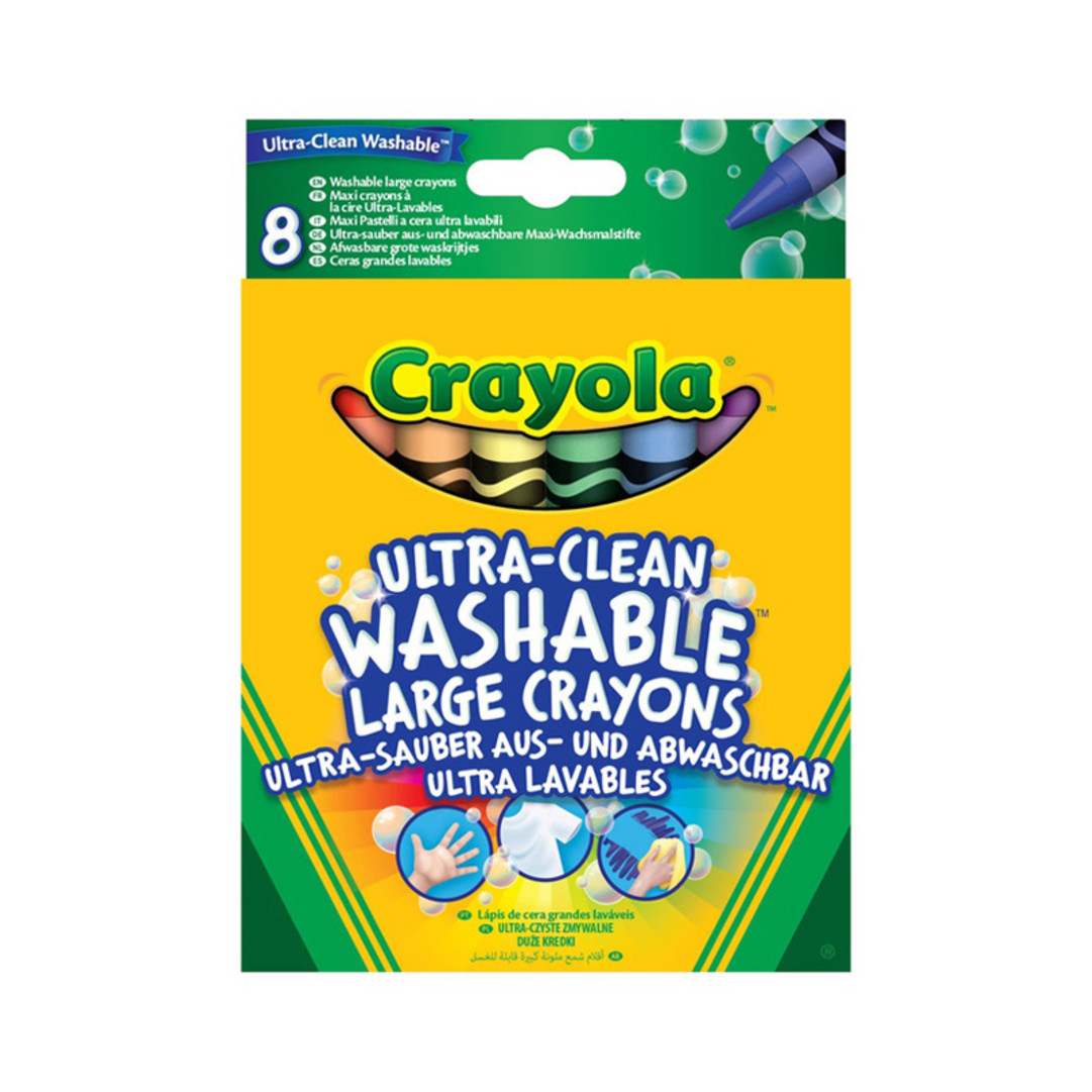 8 Maxi Pastelli a Cera LavabiliFront view