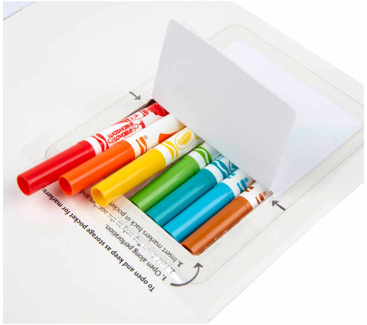 Disney Princess Color and Activity Set with Markers marker storage area