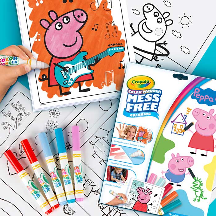 Color Wonder Mess Free Peppa Pig Coloring Set. Contents.