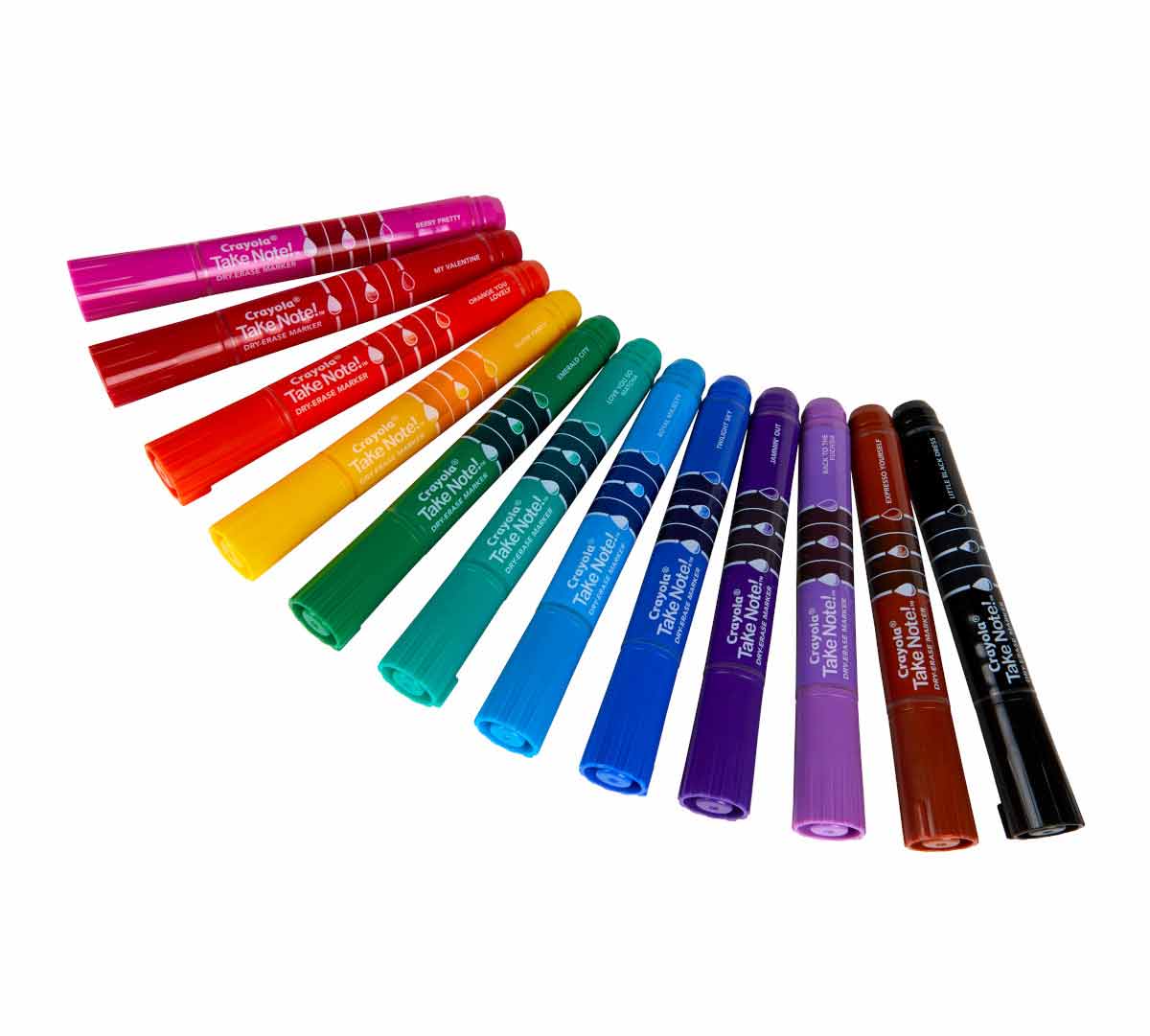 Take Note Dry Erase Markers contents