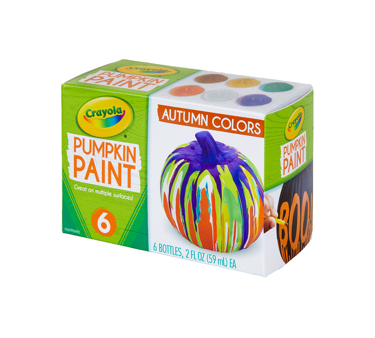 Acrylic Pumpkin Painting Set  Autumn Colors