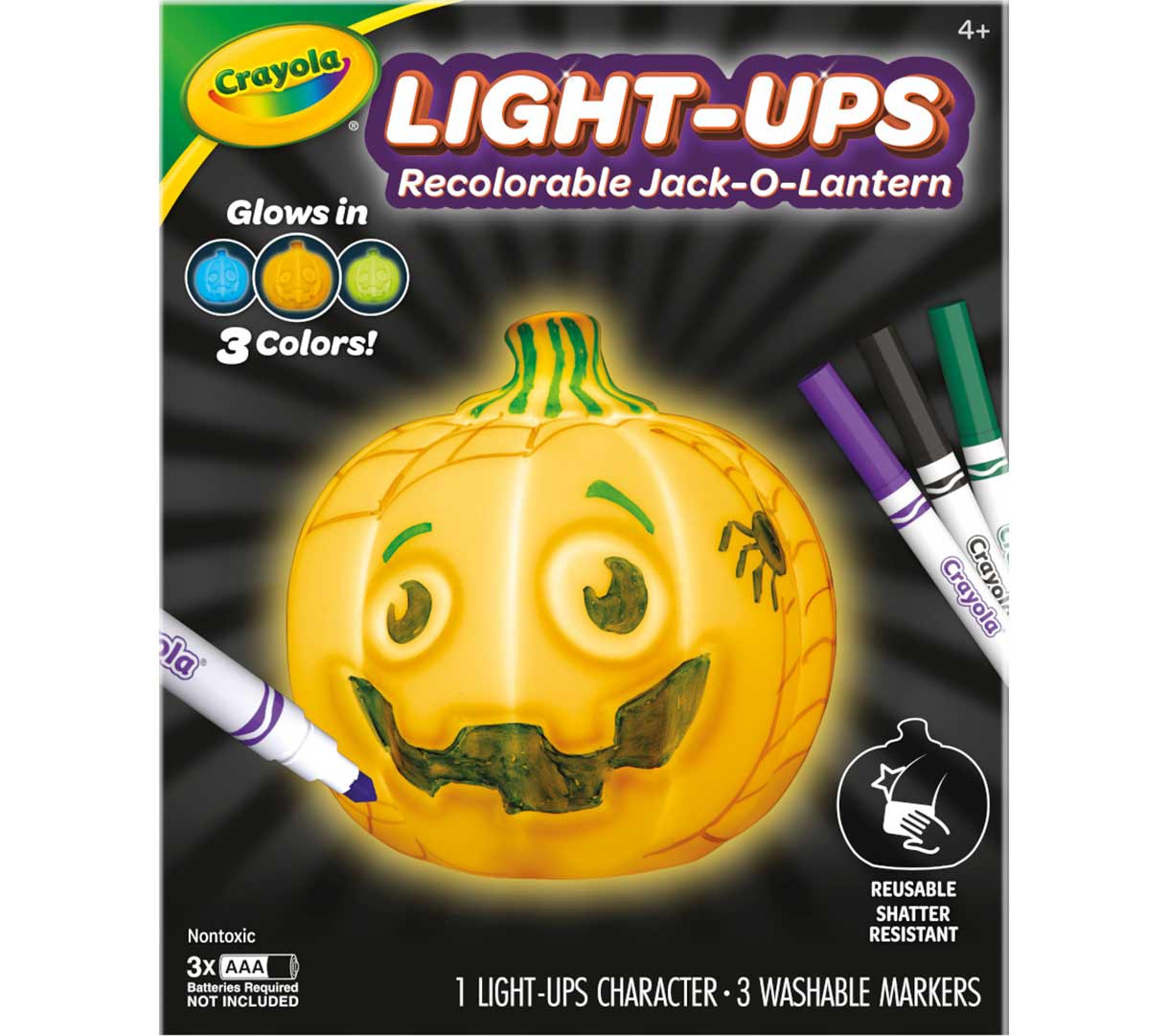 Light-Ups Jack-O-Lantern front view