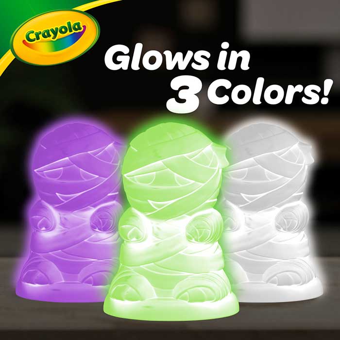 Light-Ups Mummy. Glows in 3 colors!
