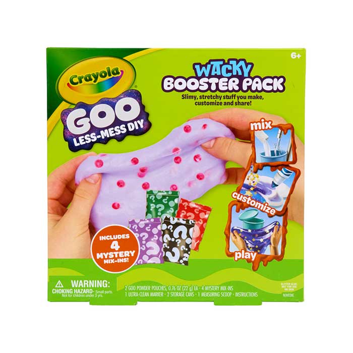 Crayola Goo Wacky Booster Pack front view.