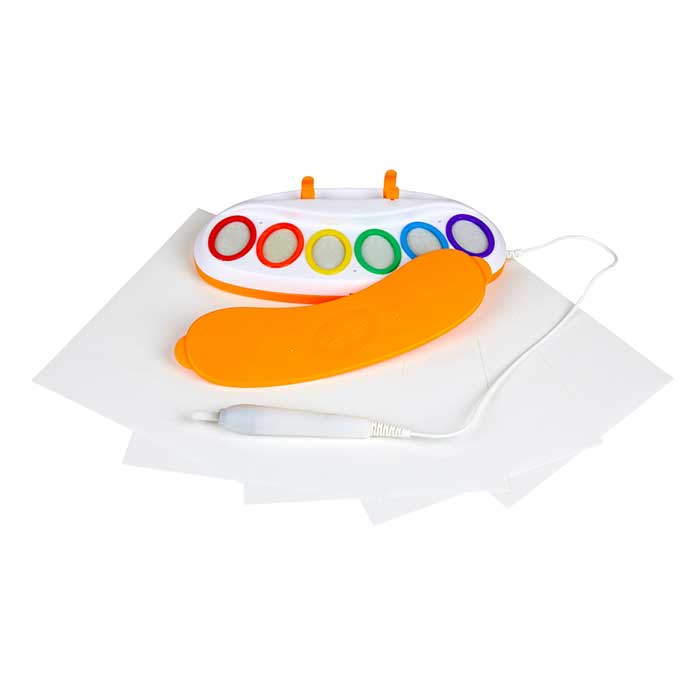 Color Wonder Magic Light Brush contents.