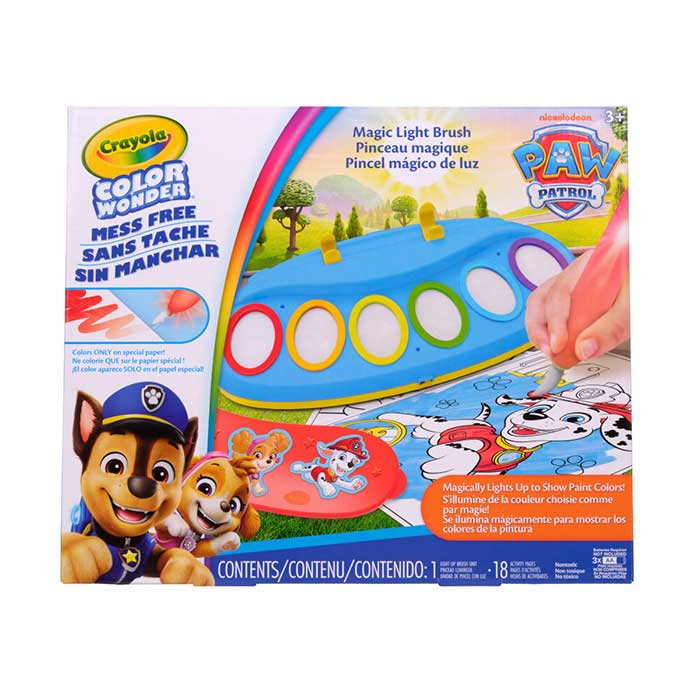 Color Wonder Magic Light Brush, PAW Patrol front view.