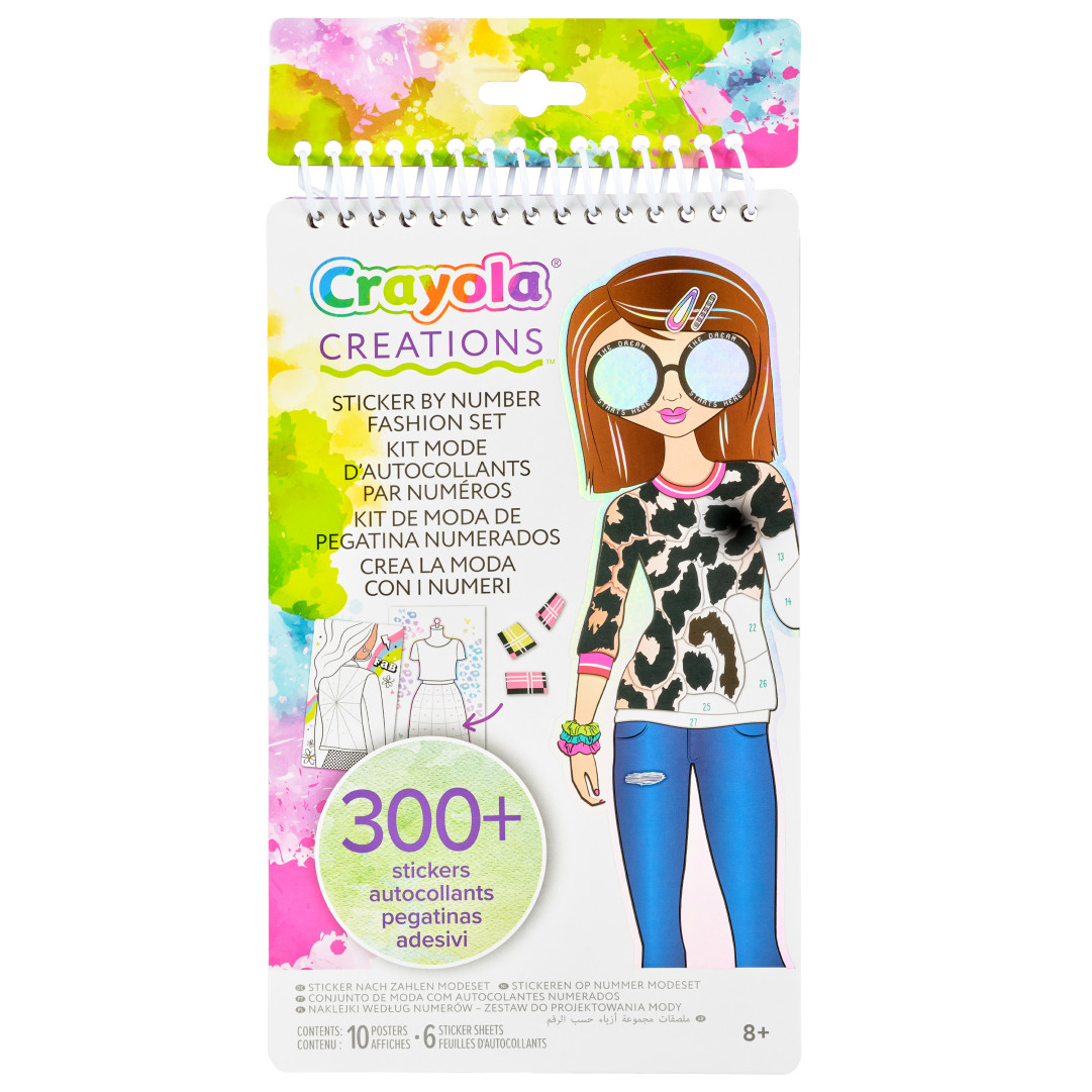 Creations® - Sticker By Number Fashion Set Front view