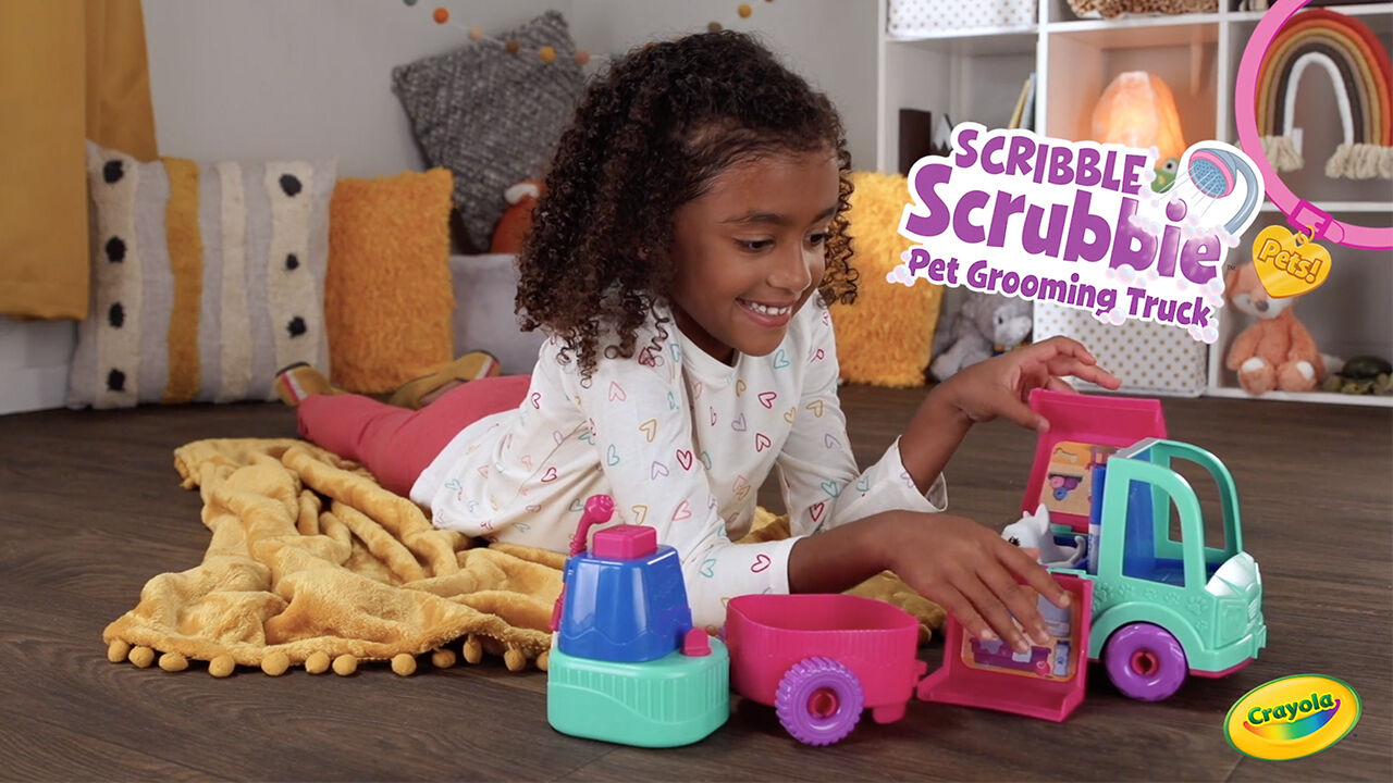 Scribble Scrubbie Pets Pet Grooming Truck